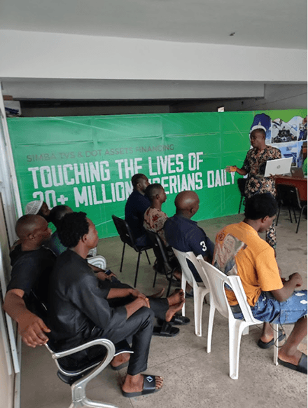 Participants sitting at the workshop